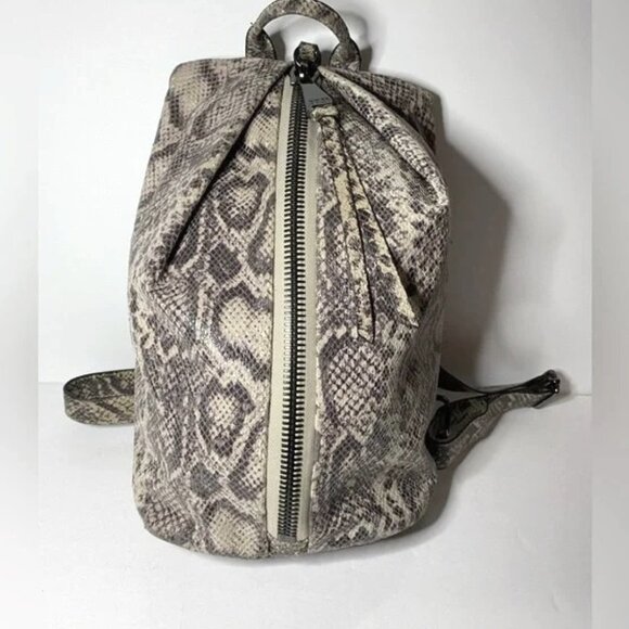 AIMEE KESTENBERG Tamitha Leather Bag Backpack Golden Python - Picture 3 of 11